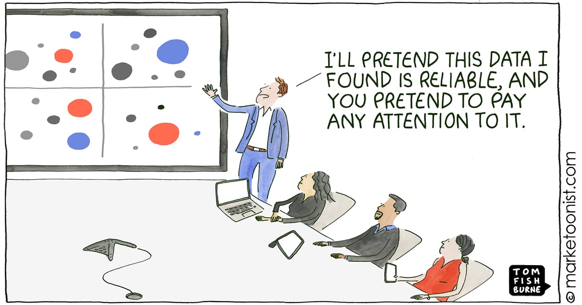 Data-Driven Decision Making cartoon