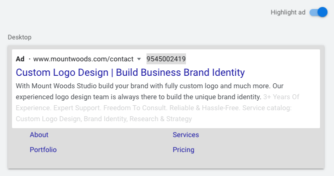 Google Responsive Ad-Desktop