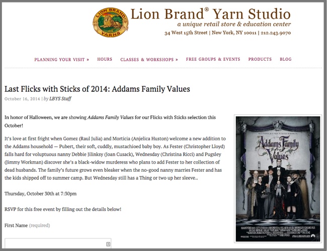 Last Flicks with Sticks of 2014_ Addams Family Values