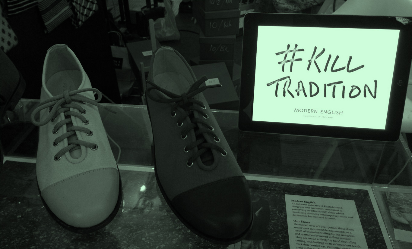 Primark it ain't. These shoes cost £299. They're handmade from a single piece of leather.
