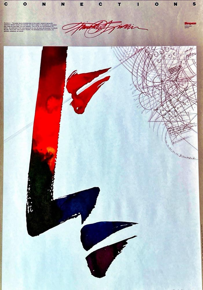 The Illustration of language, the flow of color in calligraphy