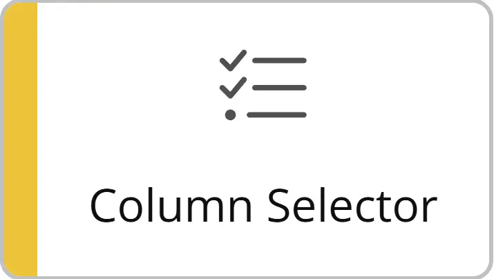Icon for Column Selector feature.