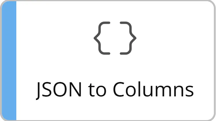 JSON to Columns icon